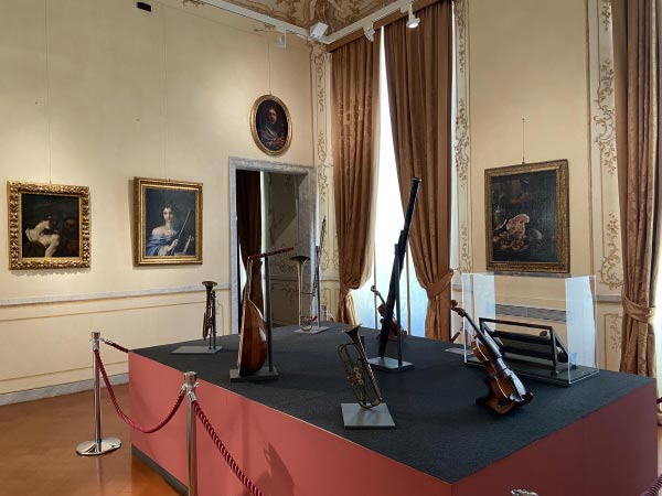 Sinfonie-d'arte,-Palazzo-Doria-Carcassi,-Genova,-2023,-installation-view-#1