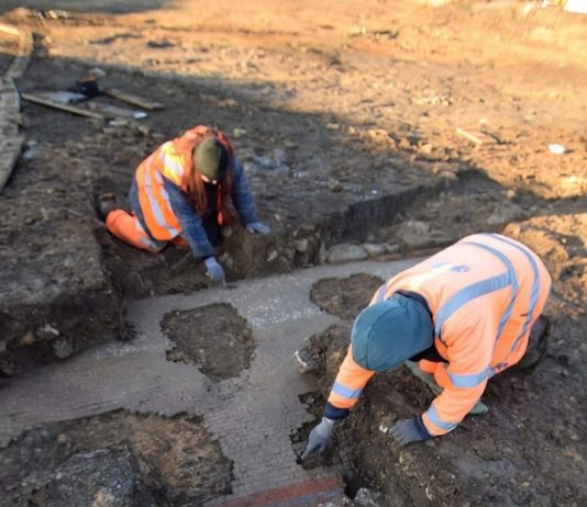 In Inghilterra, un’antica villa romana scoperta sotto un supermercato