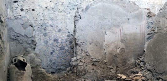 Pompei, due scheletri rinvenuti nell’Insula dei Casti Amanti Ambiente Scheletri Casti Amanti