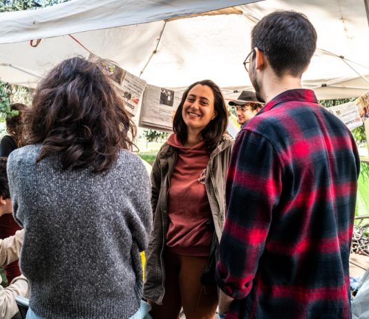 Le proteste degli studenti universitari di Milano negli scatti di una street photographer Ilaria Lamiera assieme agli studenti di Milano durante le manifestazioni ph. Francesca Magnani