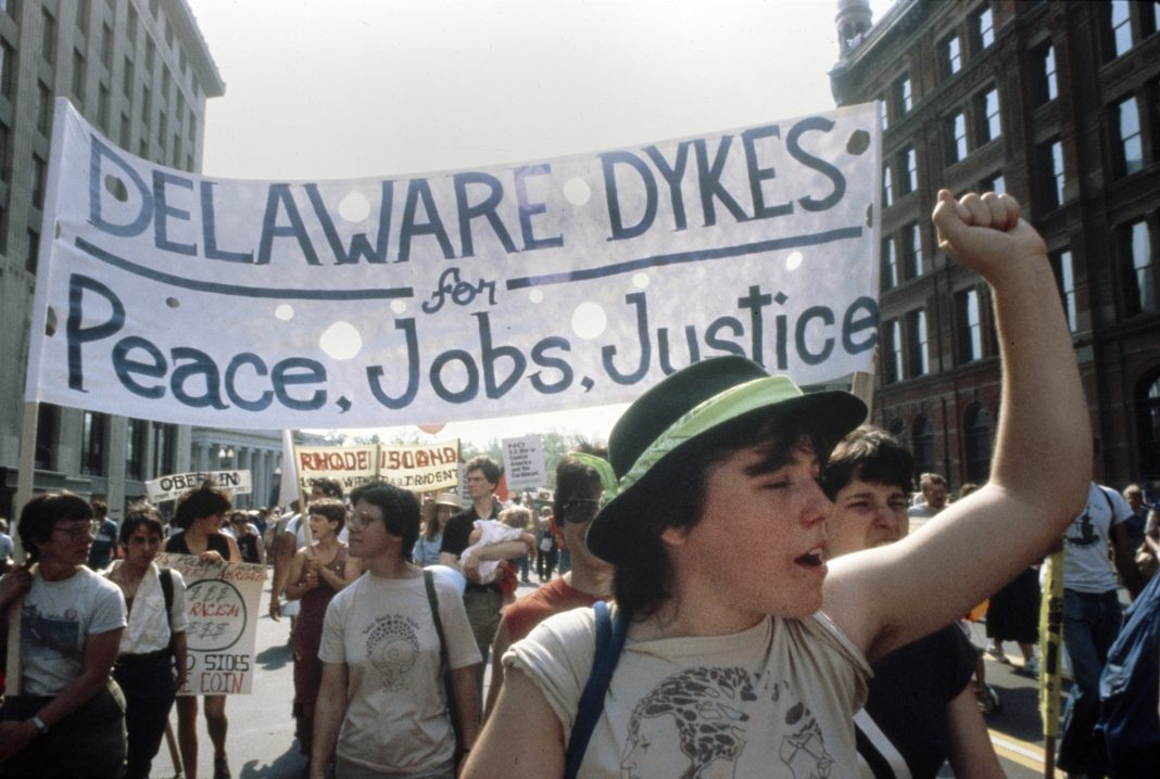 JEB (Joan E. Biren) Delaware Dykes 1979, Images on which to build 1970s-1990s, Leslie Lohman, New York JEB (Joan E. Biren) Delaware Dykes 1979, Images on which to build 1970s-1990s, Leslie Lohman, New York