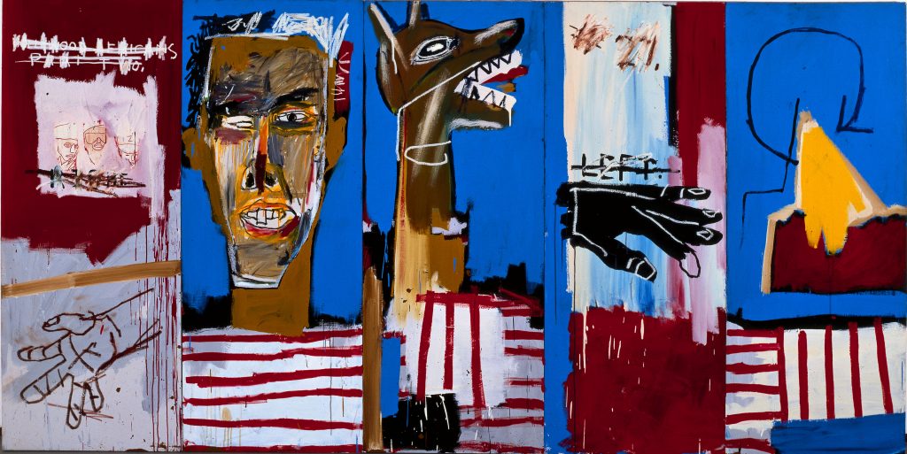 Jean-Michel Basquiat, Dog Bite - Ax to Grind, 1983, Museum Boijmans Van Beuningen, Rotterdam © Estate of Jean-Michel Basquiat. Licensed by Artestar, New York.