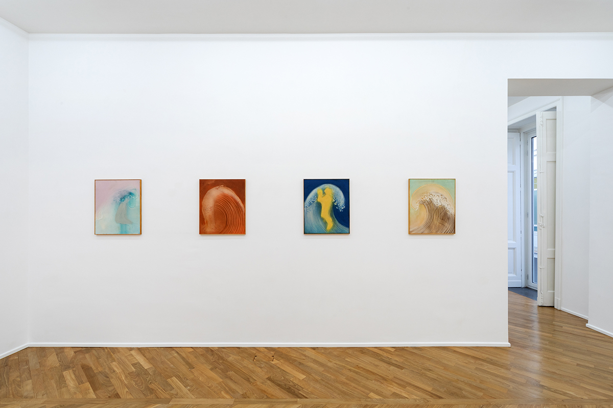 Peter Böhnisch, Infinitely close, veduta della mostra, Casa Di Marino, Napoli, 2023