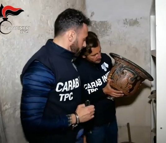 Beni archeologici, Operazione Canusium: colpita filiera criminale internazionale operazione canusium
