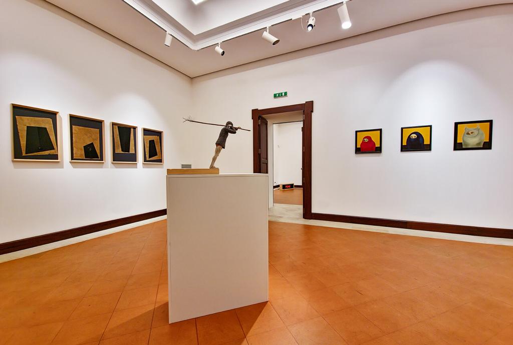 Sud contemporaneo, veduta della mostra, presso Galleria Nazionale di Cosenza, Palazzo Arnone, 2023