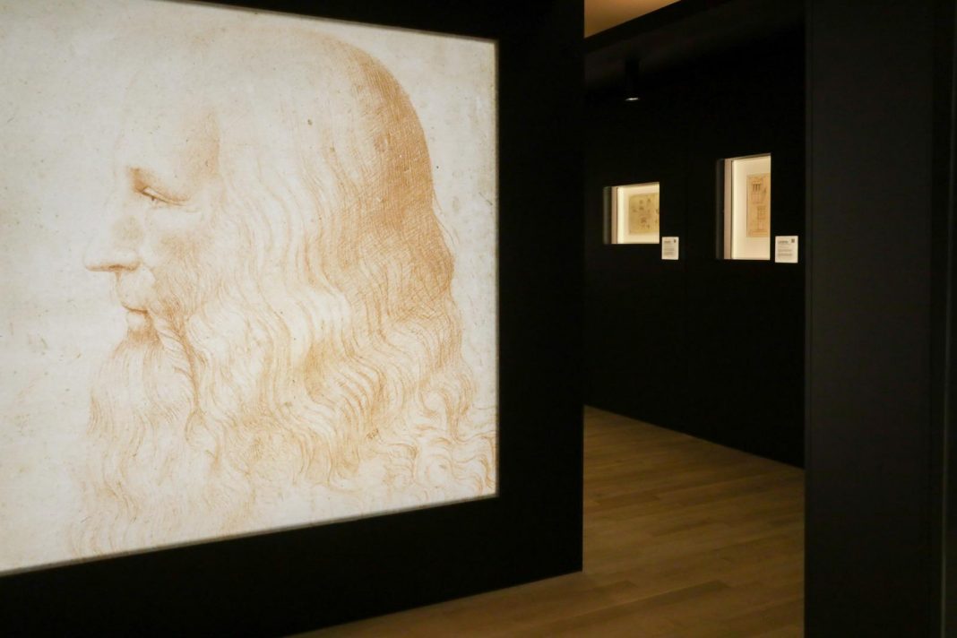 Imagining The Future. Leonardo da Vinci: In The Mind Of An Italian Genius, veduta della mostra, Martin Luther King JR Memorial Library di Washington DC, 2023