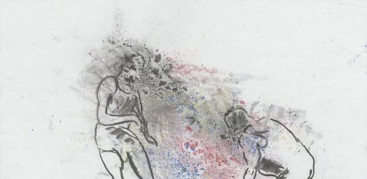 Un suono al di là del tempo: il vinile di Anri Sala, da Pompei al Museo Madre Anri Sala Untitled (Body Double II), 2022 pastel drawing 21.0 x 29.7 cm (unframed) Unique & signed by the artist