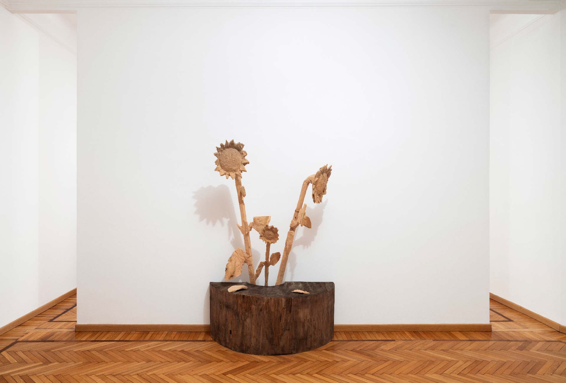 Stephan Balkenhol, veduta della mostra, Courtesy Monica De Cardenas Milano, Ph credits Andrea Rossetti