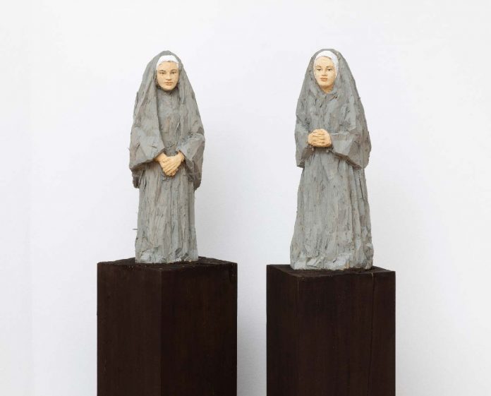 BALKENHOL_07 Stephan Balkenhol, veduta della mostra, Courtesy Monica De Cardenas Milano, Ph credits Andrea Rossetti