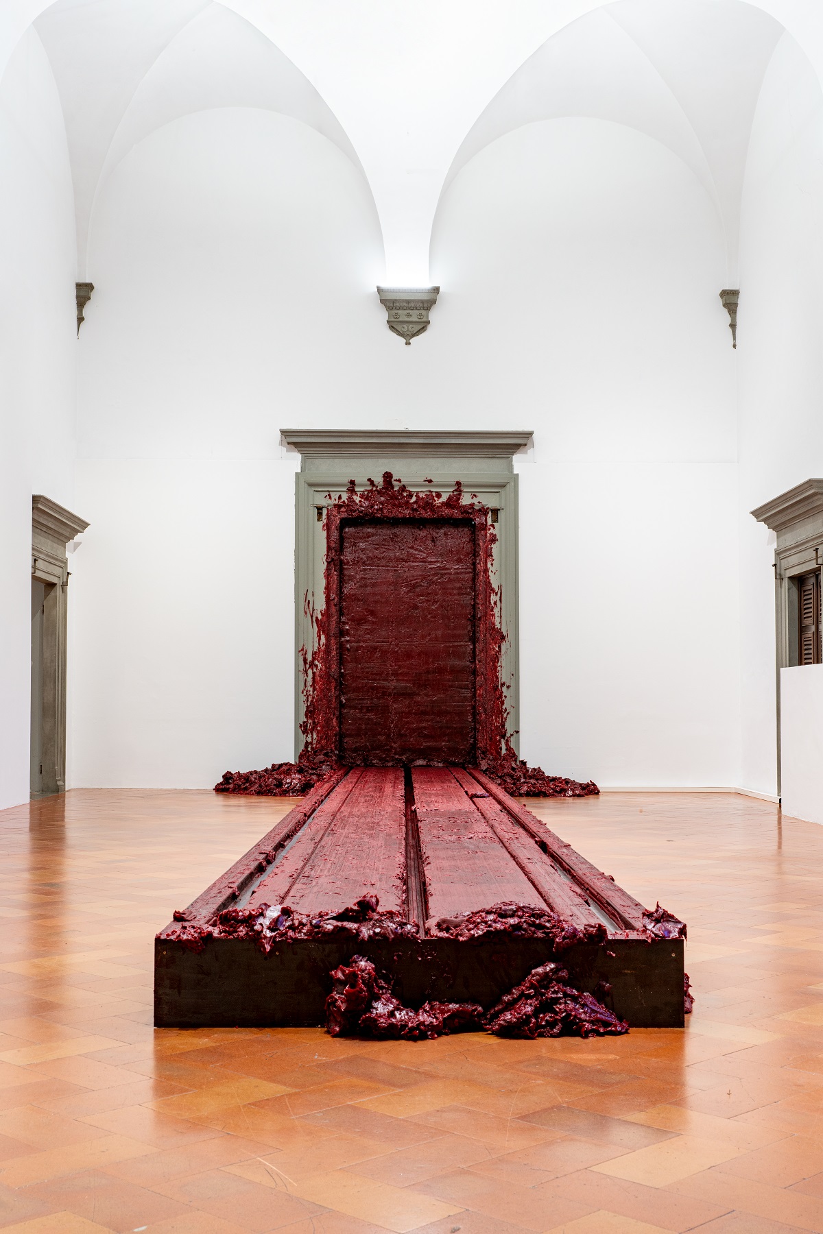 Anish Kapoor, Untrue Unreal, veduta della mostra, Palazzo Strozzi, FIrenze, 2023-2024. ©photoElaBialkowskaOKNOstudio