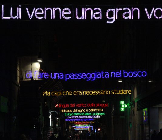 Cosa vedere a Torino durante l’Art Week, mappa #1: dall’Ex Giardino Zoologico alla Fondazione Merz Luigi Mainolfi, Lui e l'arte di andare nel bosco - Luci d’Artista © Comune di Torino