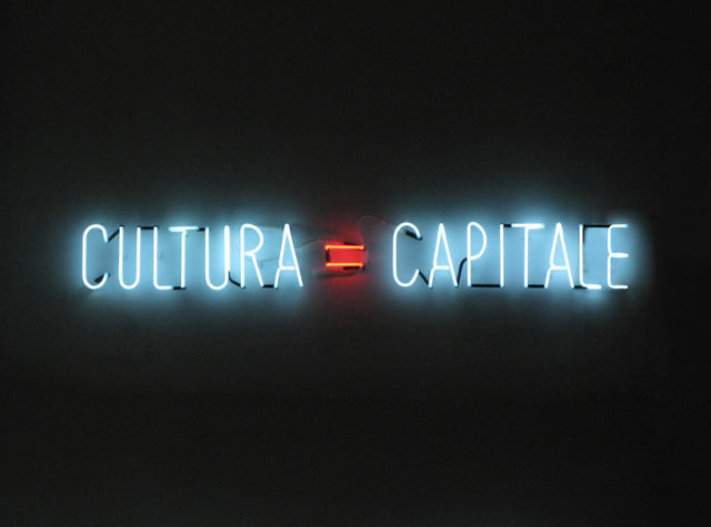 Alfredo Jaar, Cultura=capitale - Museo della resistenza, Luci d’Artista © Courtesy Comune di Torino