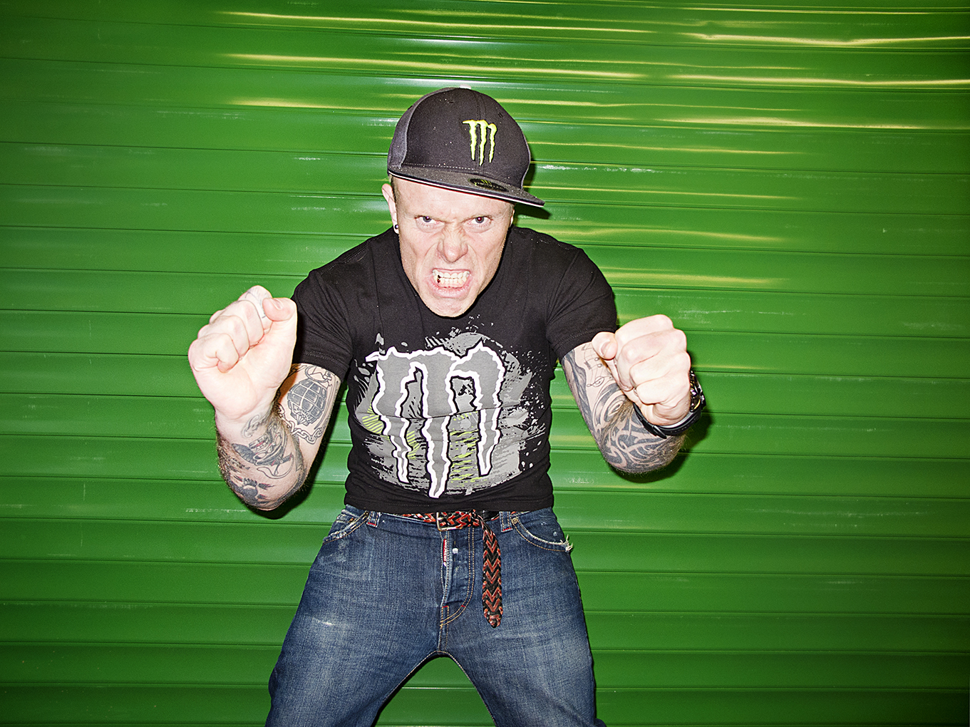 Nicola Favaron Keith Flint (Singer – The Prodigy) 2017 Photography Riders Magazine Outtake (Unpublished)