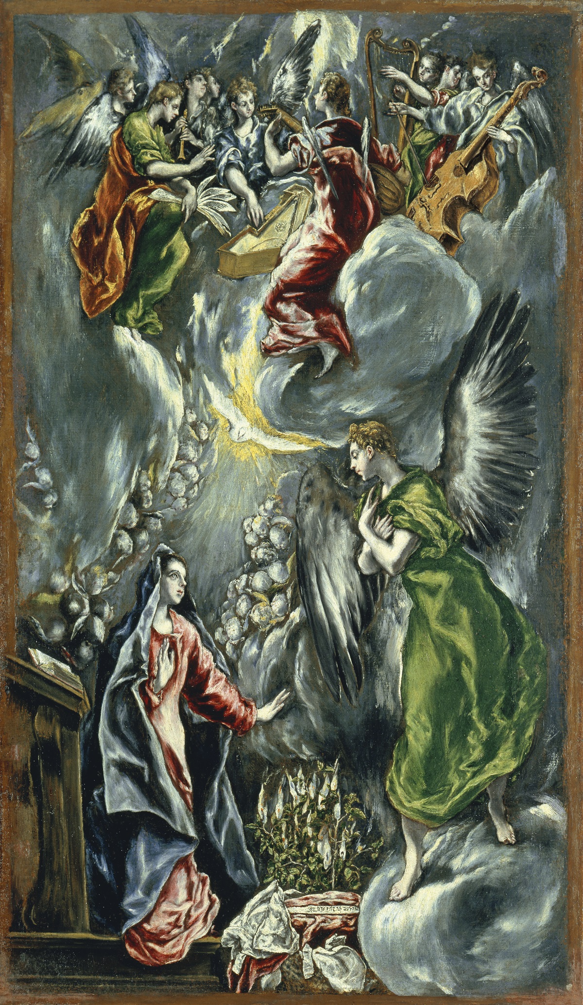 El Greco Annunciazione 1596-1600 Ca. Oil on canvas, 114 x 67 cm Museo Thyssen Bornemisza ©Museo Nacional Thyssen-Bornemisza, Madrid