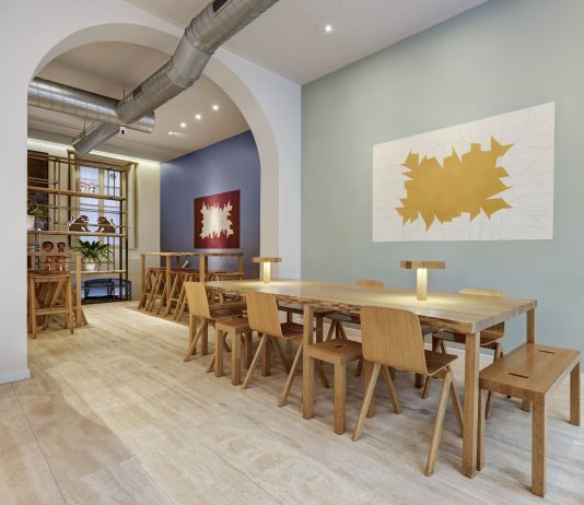 Milano, le geometrie di David Tremlett celebrano Zazà Ramen David Tremlett, BBZR23, Zazà Ramen, 2023