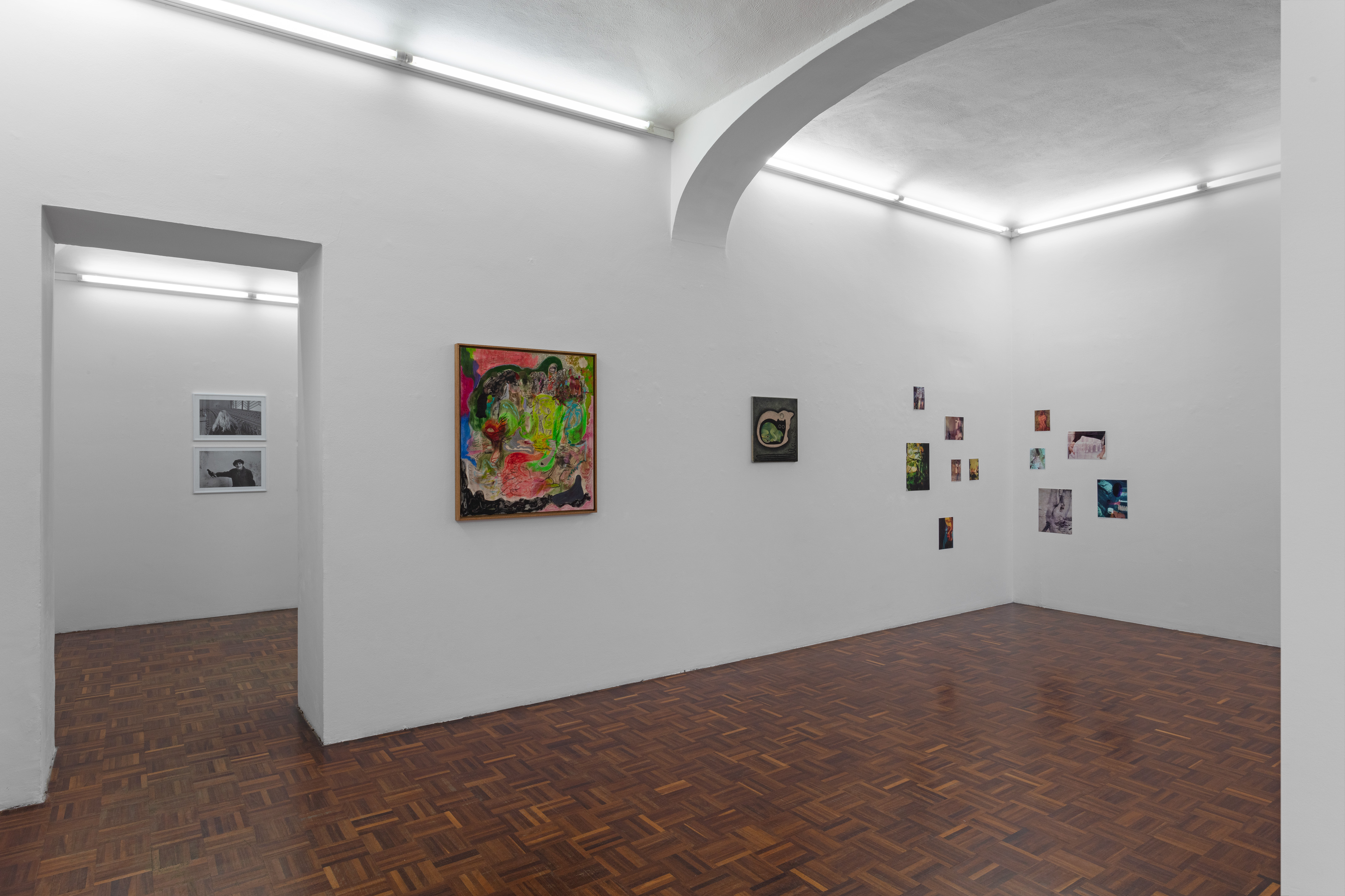 Installation view, Ghost track, Norma Mangione Gallery, photo credit: Sebastiano Pellion di Persano, courtesy Image of Norma Mangione Gallery and the Artists