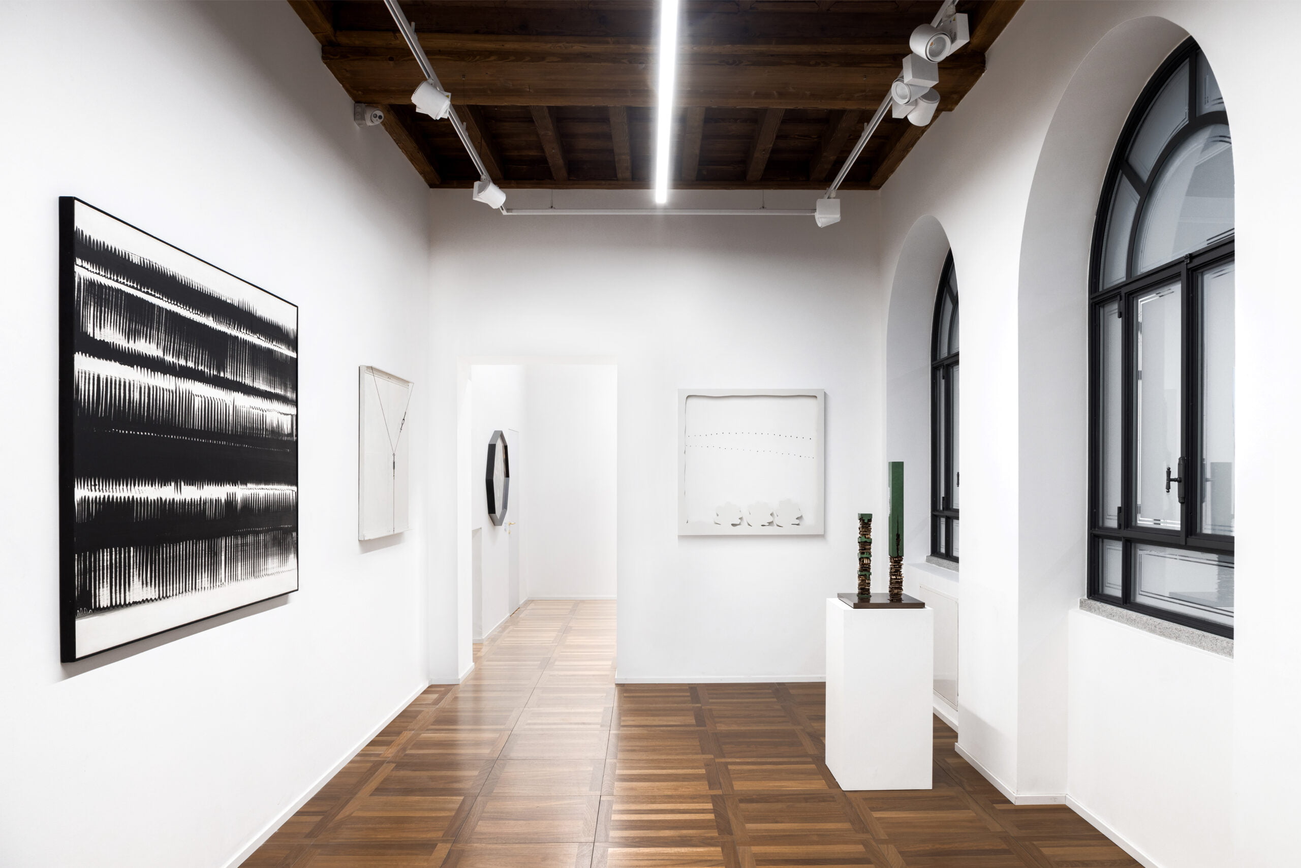 Installation view, Cortesi Gallery 10 Years, Milan, 2023 - 2024, ph. Fabio Mantegna
