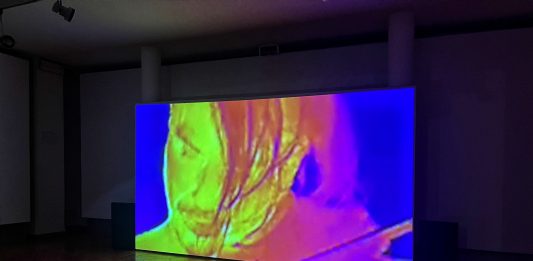 Un artista sulla strada: al Caos di Terni, il progetto di Cristiano Carotti Cristiano Carotti, Tra cane e lupo, Museo CAOS, Terni, veduta della mostra, courtesy l'artista