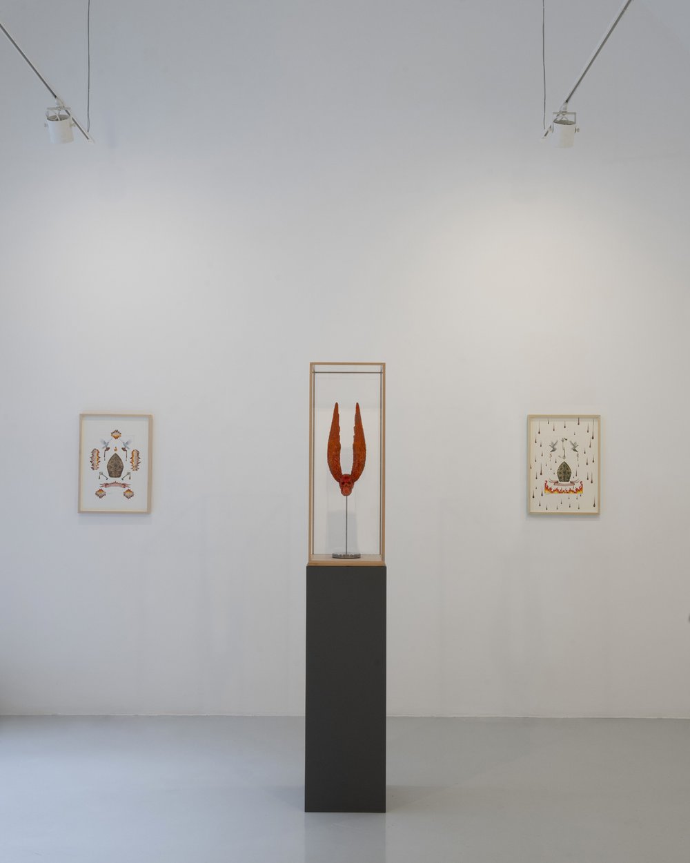 Jan Fabre, To Eusebia, Laura and Joanna, veduta della mostra, Studio Trisorio, Napoli, 2023. Ph. Amedeo Benestante