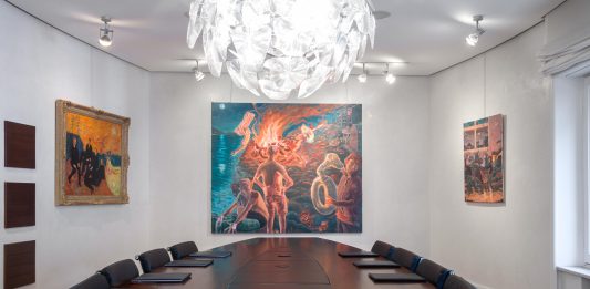 Milano, Fondazione Iannaccone: in mostra i corpi liminali di Pietro Moretti Pietro Moretti, veduta della mostra, Collezione Iannaccone, Milano, 2023-2024, ph. Studio Vandrasch