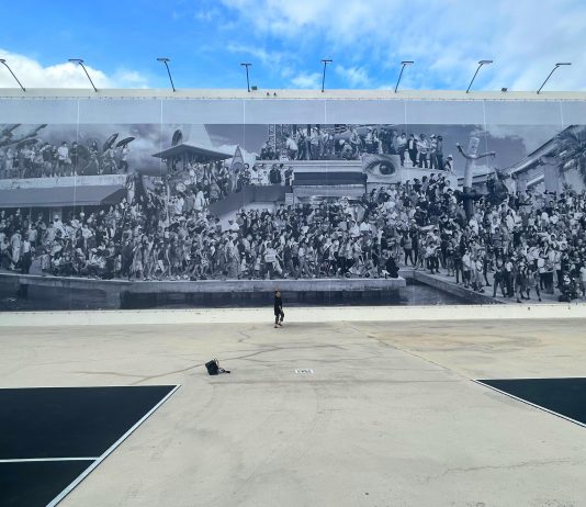 Cronache da Miami: la ciclopica installazione di JR jr Miami