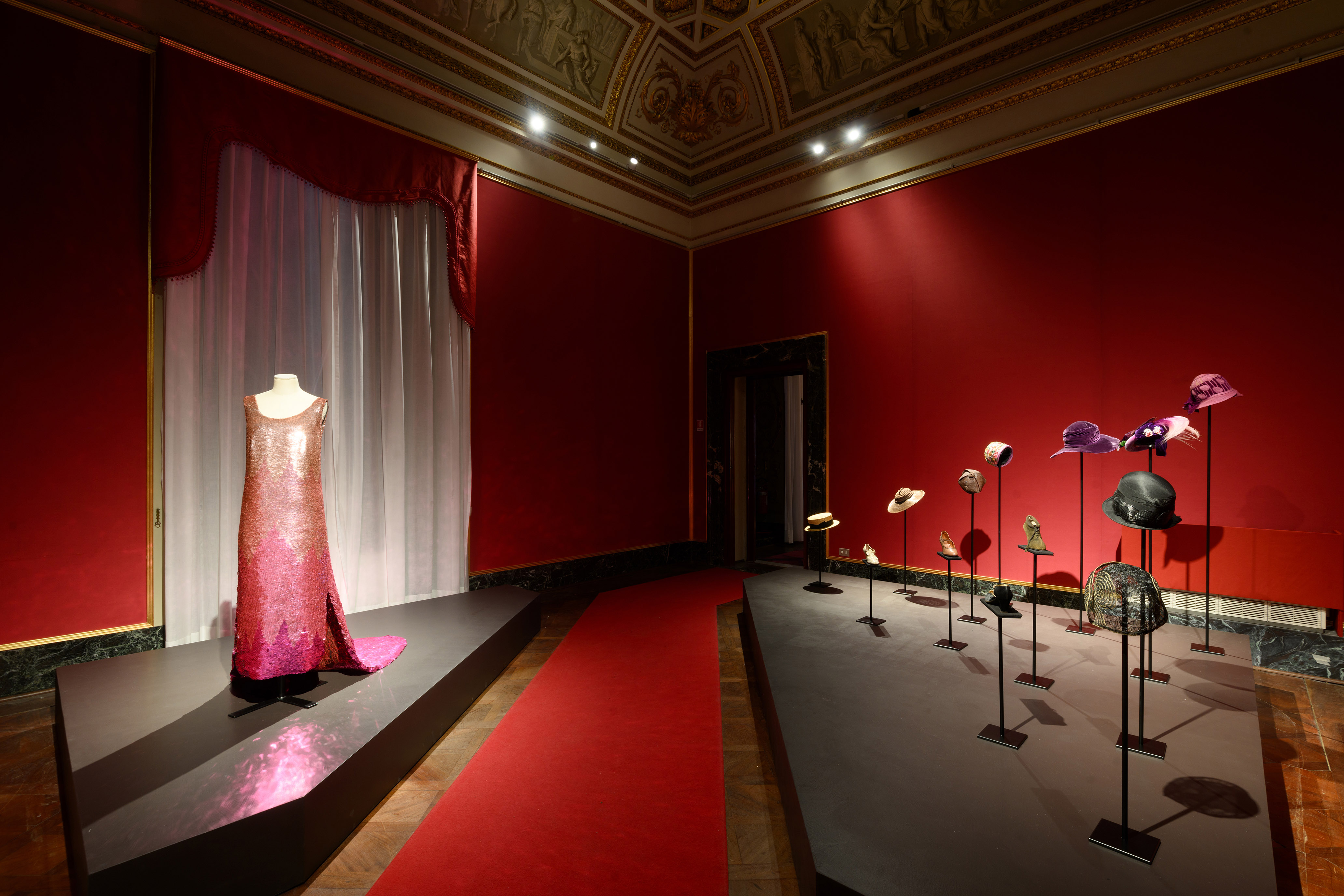 Museo della Moda e del Costume di Palazzo Pitti, veduta dell'allestimento, Firenze 2023