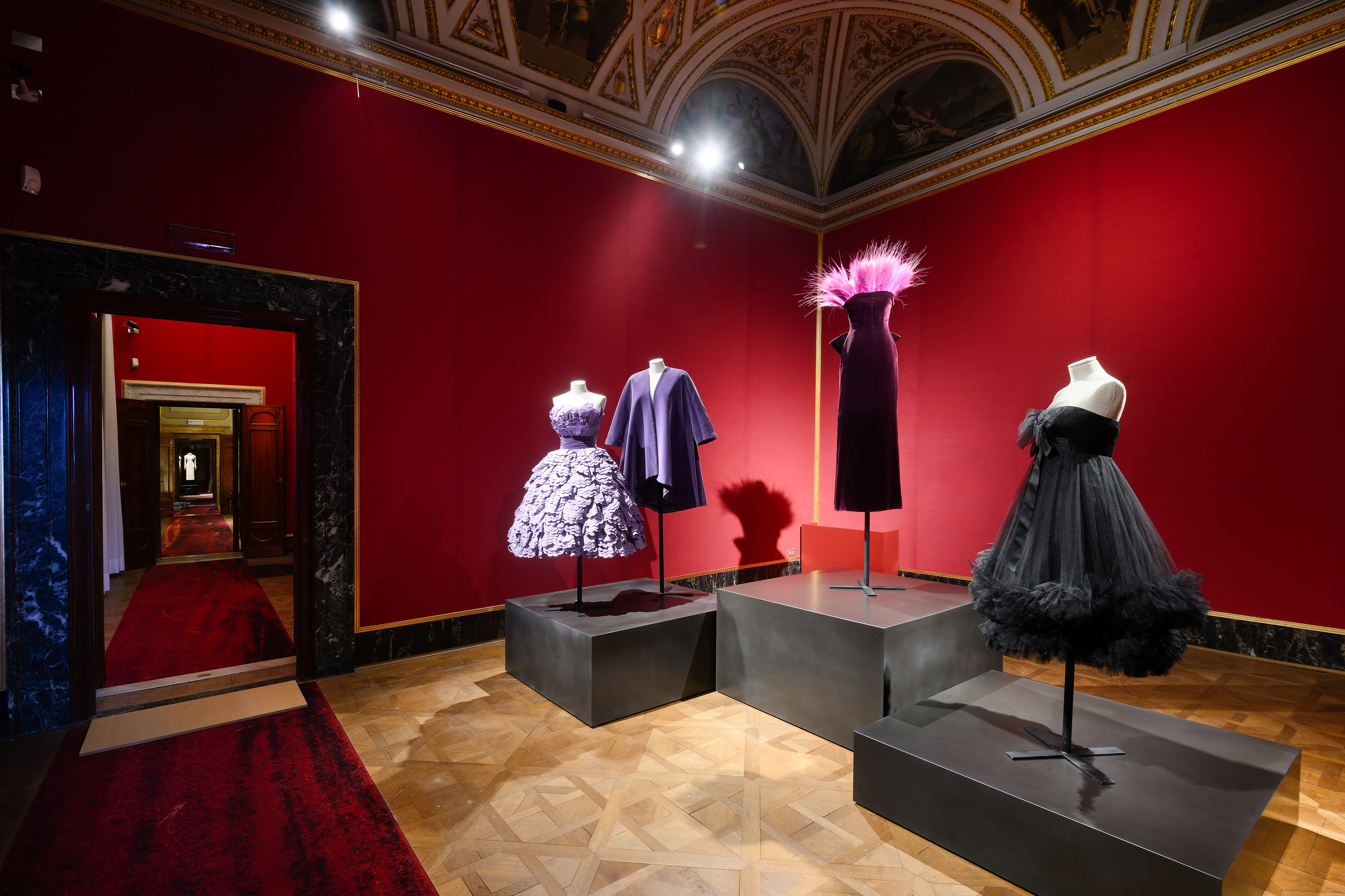 Museo della Moda e del Costume di Palazzo Pitti, veduta dell'allestimento, Firenze 2023