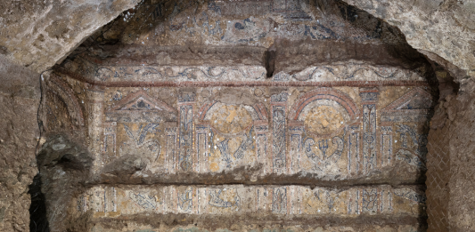 Un lussuosa domus torna alla luce tra Foro Romano e Palatino Domus del Vicus Tuscus - Ph. Archivio Parco archeologico del Colosseo, Simona Murrone