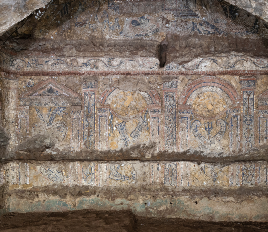Un lussuosa domus torna alla luce tra Foro Romano e Palatino Domus del Vicus Tuscus - Ph. Archivio Parco archeologico del Colosseo, Simona Murrone