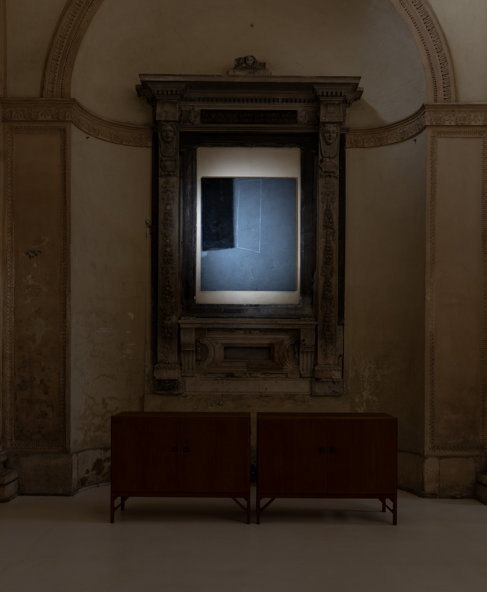 Alfredo Casali, La memoria delle cose, 2023, veduta della mostra, Courtesy Volumnia Space, Piacenza. Photo Fausto Salvi Studio