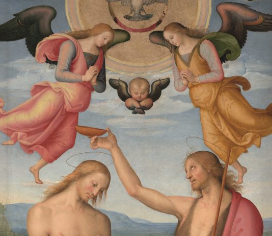 Milano: il Perugino a Palazzo Marino con l’opera “Il Battesimo di Cristo” perugino palazzo marino milano