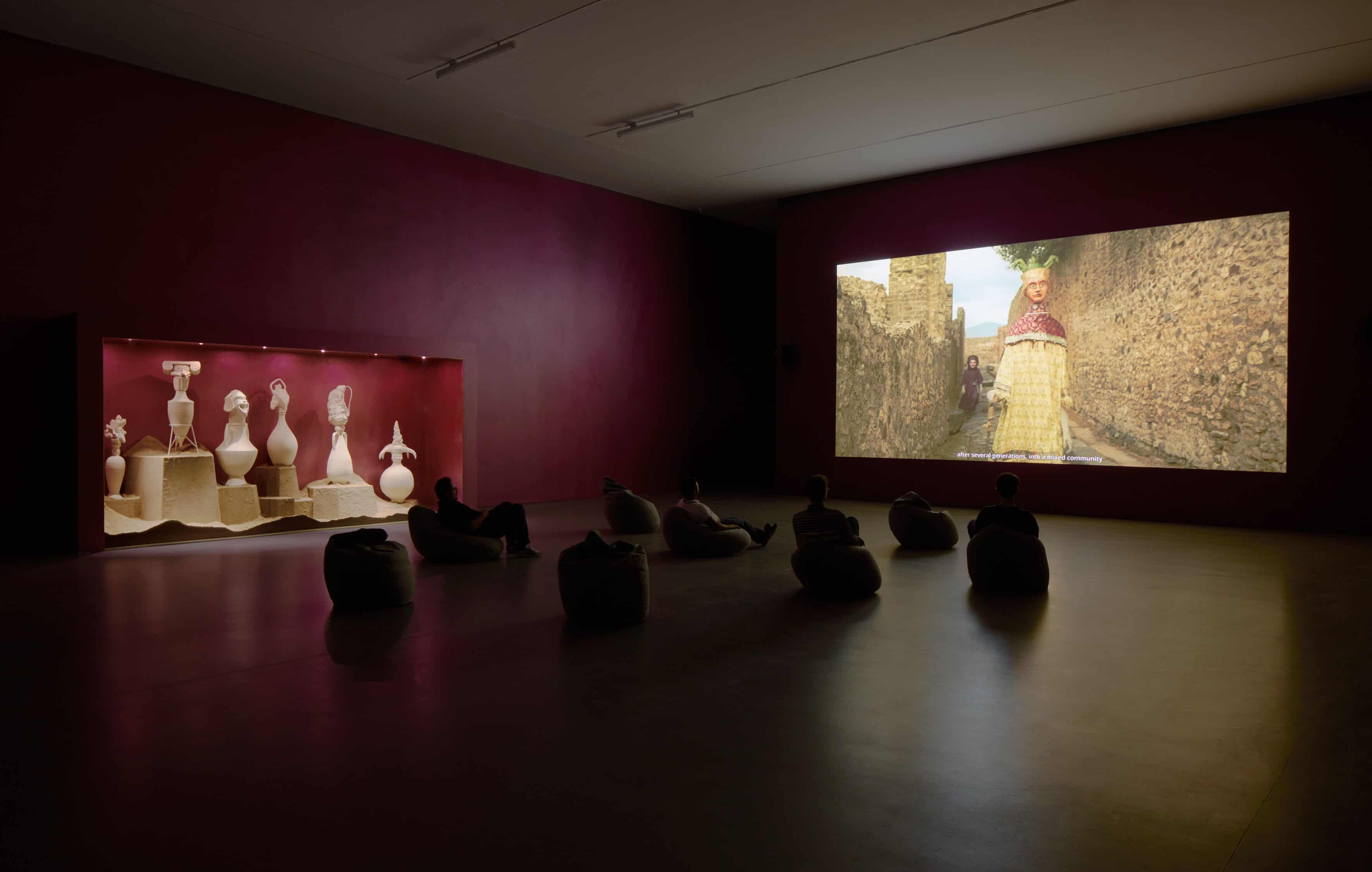 Wael Shawky, I Am Hymns of The New Temples, veduta della mostra, Galleria Lia Rumma, Milano, 2023