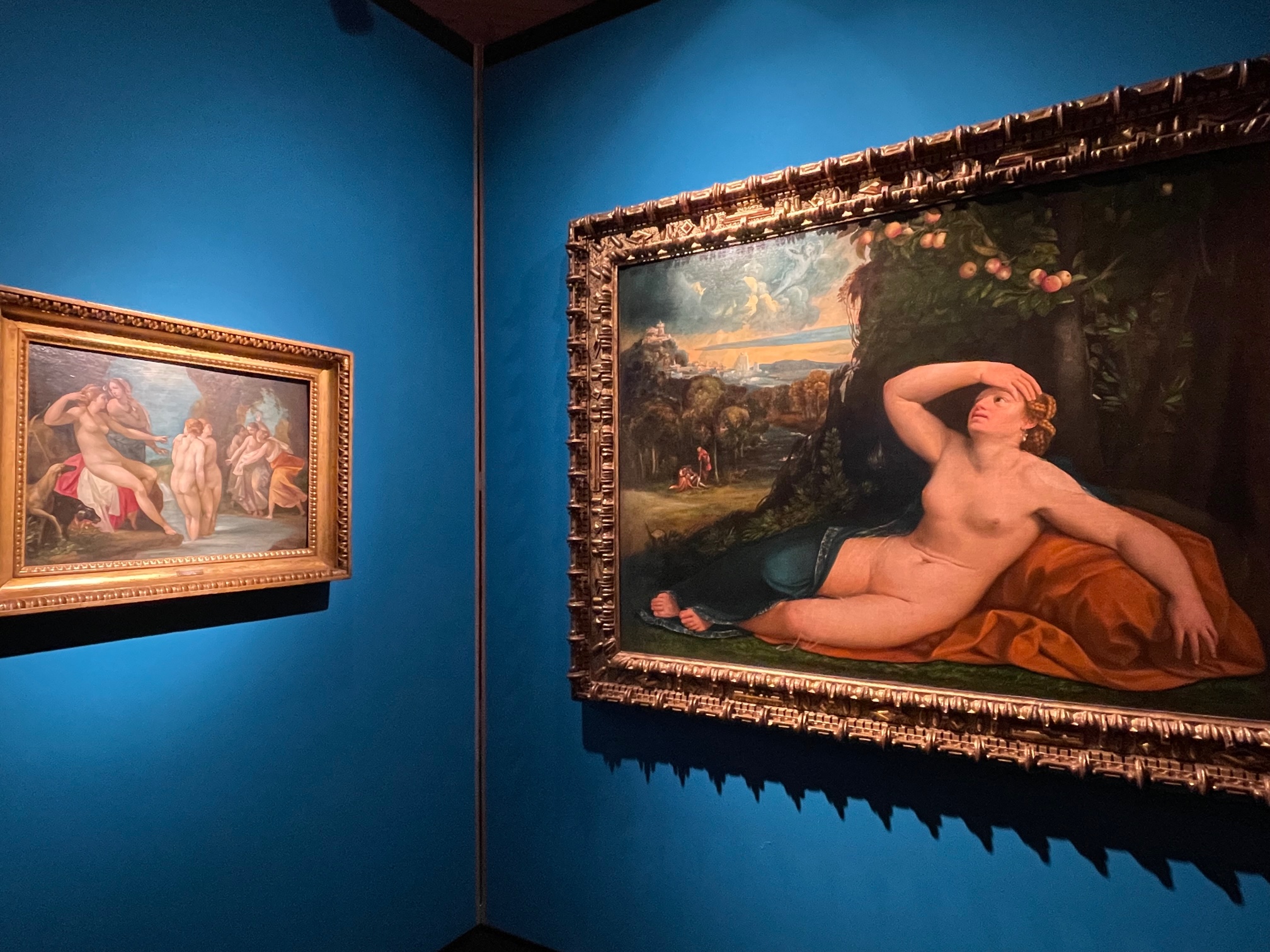 L’Amore nell’Arte da Tiziano a Banksy, veduta della mostra, Palazzo Montani, Terni