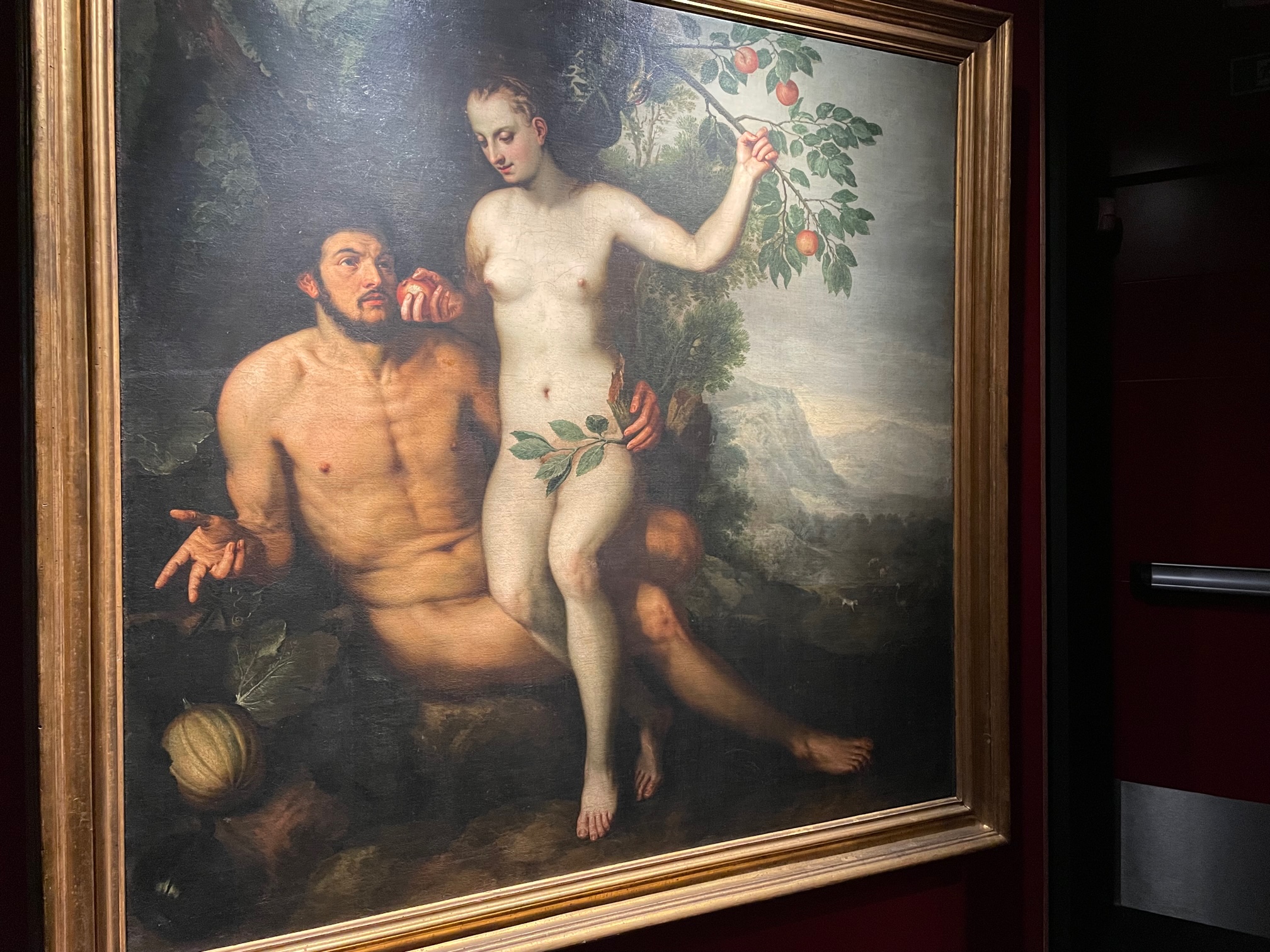 L’Amore nell’Arte da Tiziano a Banksy, veduta della mostra, Palazzo Montani, Terni