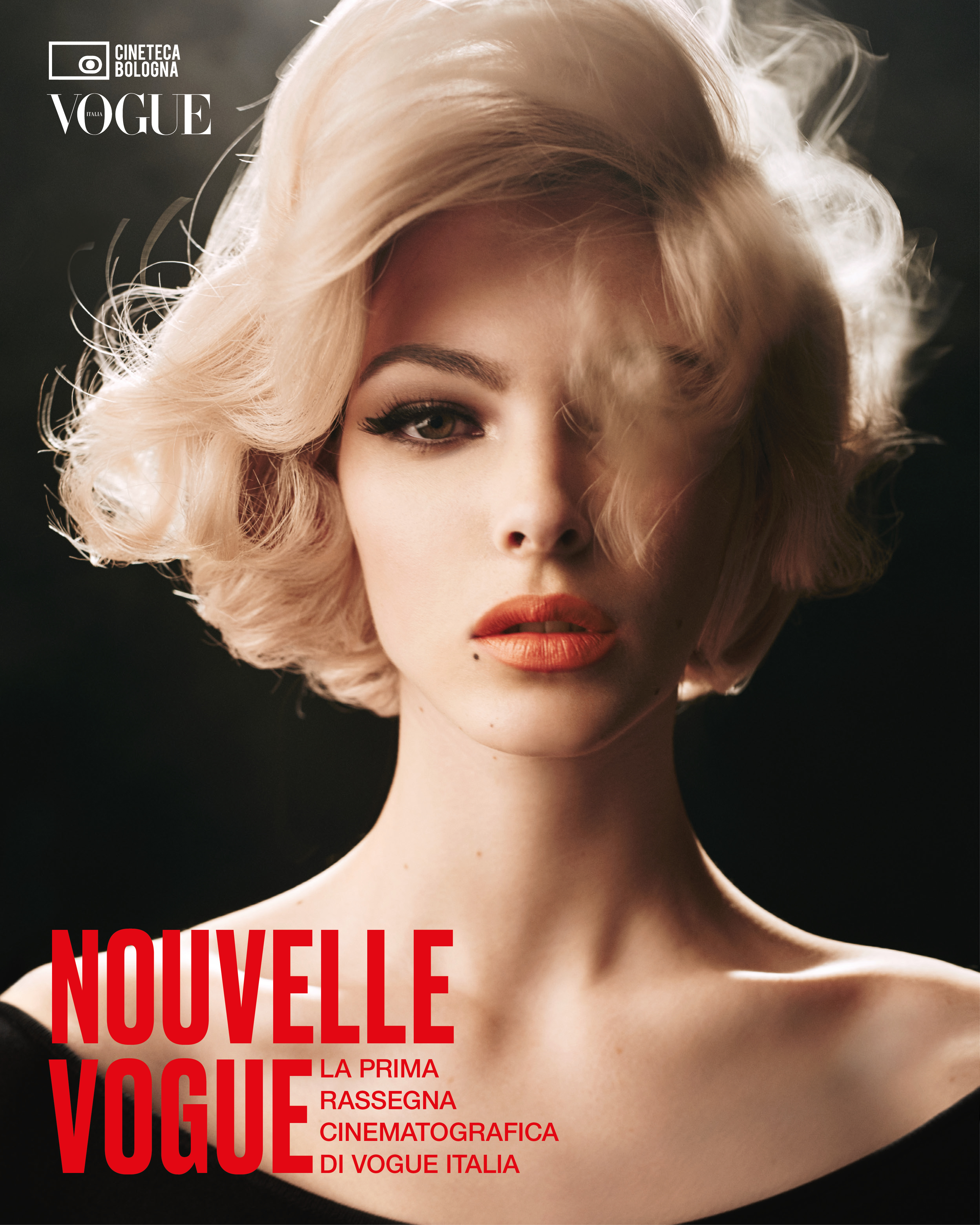 La locandina della prima edizione di Nouvelle Vogue, di Vogue Italia. (Vogue Italia, luglio 2016, Vittoria Ceretti fotografata da Steven Meisel)