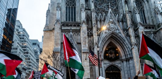 Solidarietà per Gaza. Il reportage fotografico della manifestazione a New York