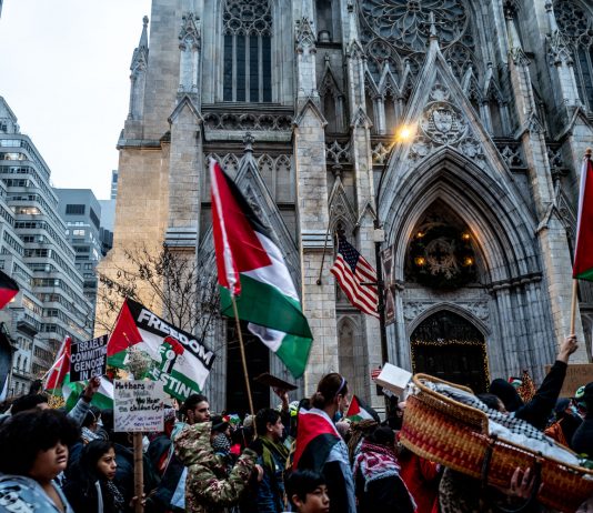 Solidarietà per Gaza. Il reportage fotografico della manifestazione a New York