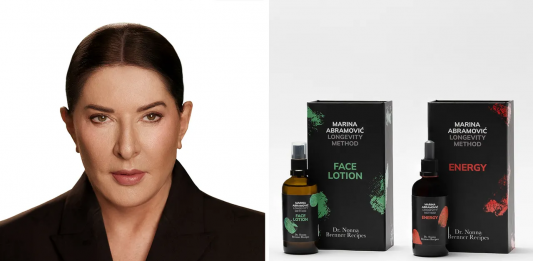 The anti-age is present: la linea di prodotti di bellezza e cura della pelle firmata Marina Abramovic marina abramovic prodotti bellezza