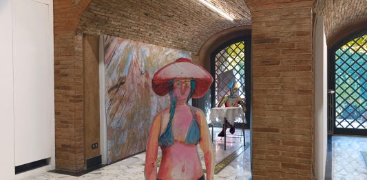 Ingegnere del medium della pittura: intervista a Francesco Lauretta Francesco Lauretta, Viral impurity - Fake inner, installation view, Collica & Partners, San Gregorio (Catania)