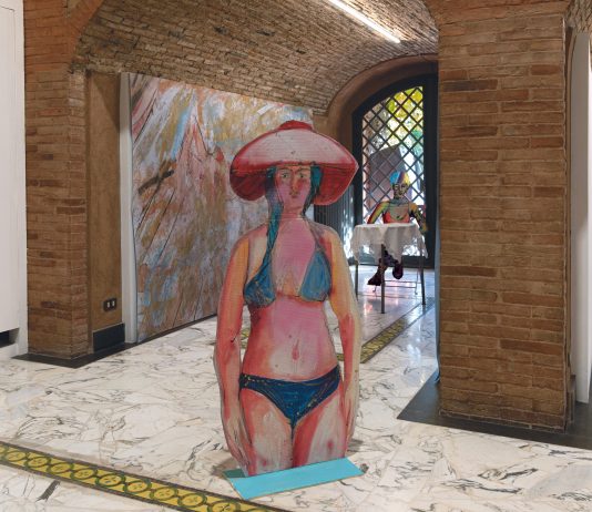 Ingegnere del medium della pittura: intervista a Francesco Lauretta Francesco Lauretta, Viral impurity - Fake inner, installation view, Collica & Partners, San Gregorio (Catania)