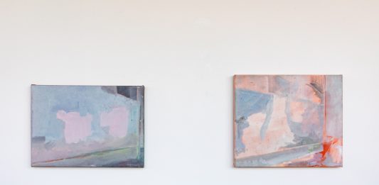 Ragionare di pittura: un’antologica di Angelo Mosca, alla 480 Site Specific di Napoli Angelo Mosca veduta mostra napoli