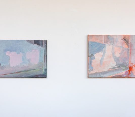 Ragionare di pittura: un’antologica di Angelo Mosca, alla 480 Site Specific di Napoli Angelo Mosca veduta mostra napoli