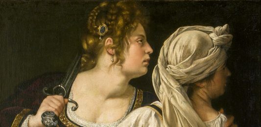 Sanremo: la copia di un’opera di Artemisia Gentileschi viene esposta all’Ariston. Non si placano le polemiche Artemisia Gentileschi, Giuditta con la sua ancella, al 1618-1619, Galleria Palatina di Firenze