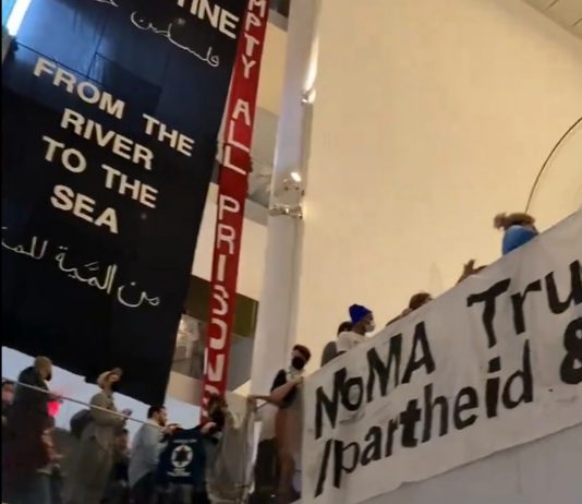 800 manifestanti filopalestinesi hanno occupato il MoMA di New York