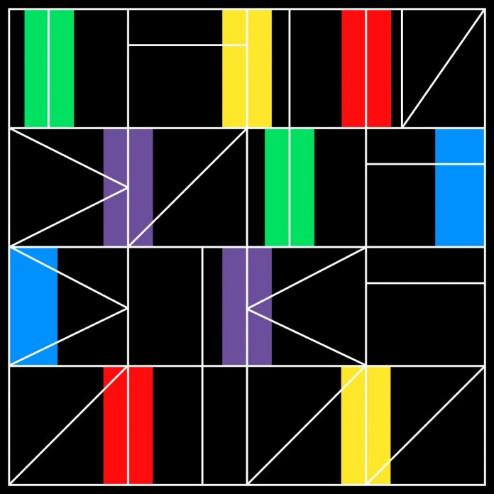 Strutture di fondo - digital art 2024 - 70x70cm