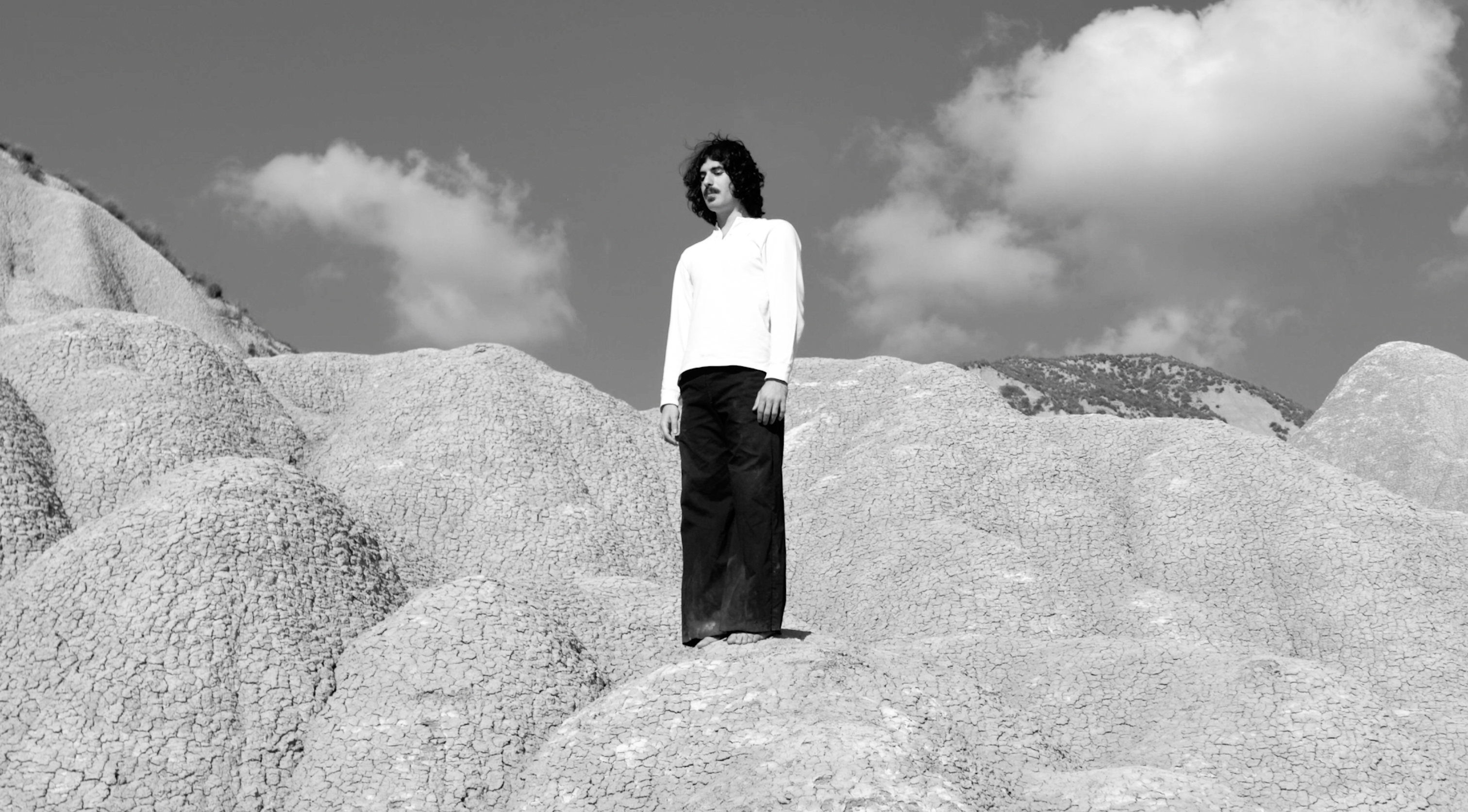 Eleonora Deligio, Alberto Martino, Still from (video series) Amacangia, 2021, video, B/N, sound, 4’20”