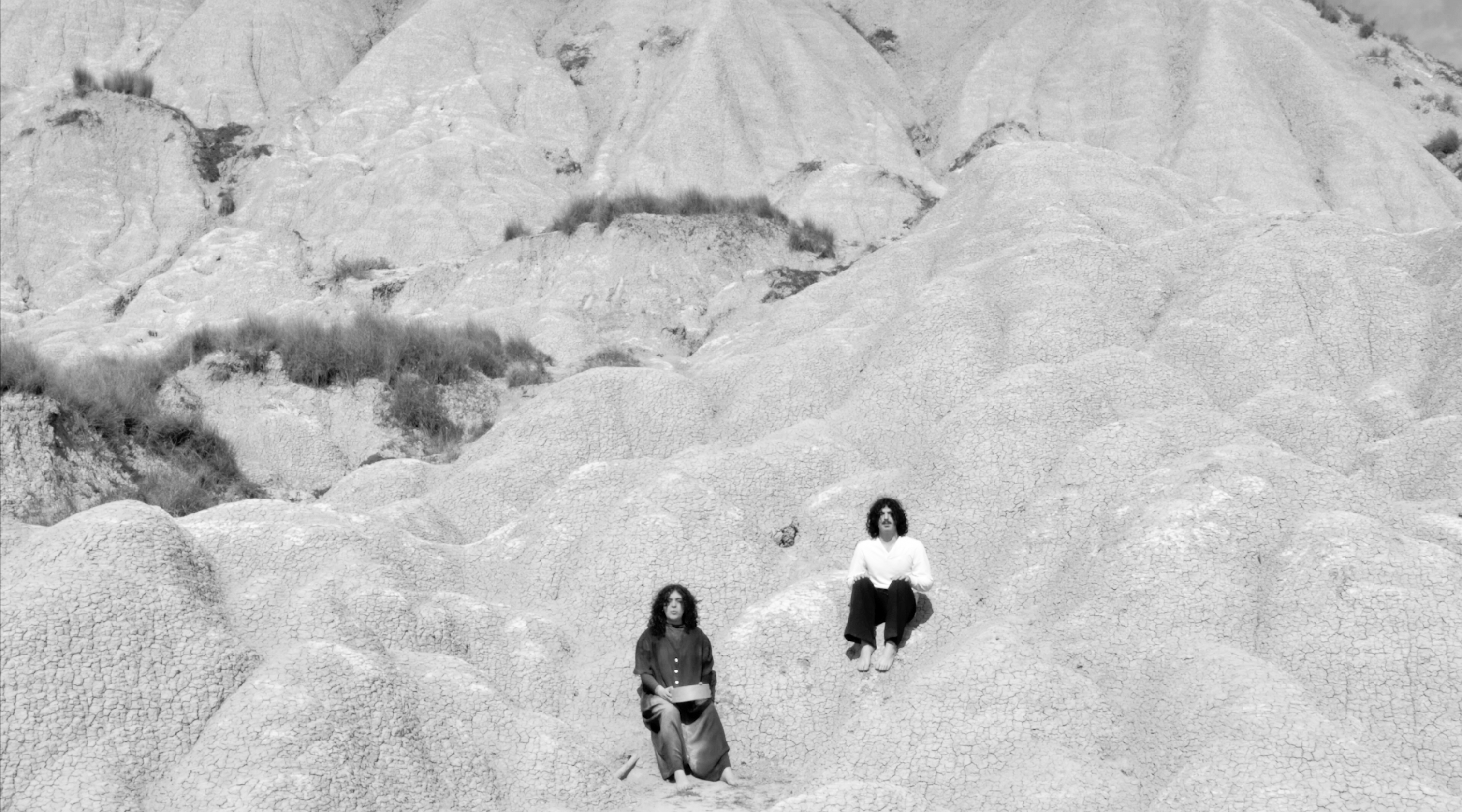 Eleonora Deligio, Alberto Martino, Still from (video series) Amacangia, 2021, video, B/N, sound, 4’20”