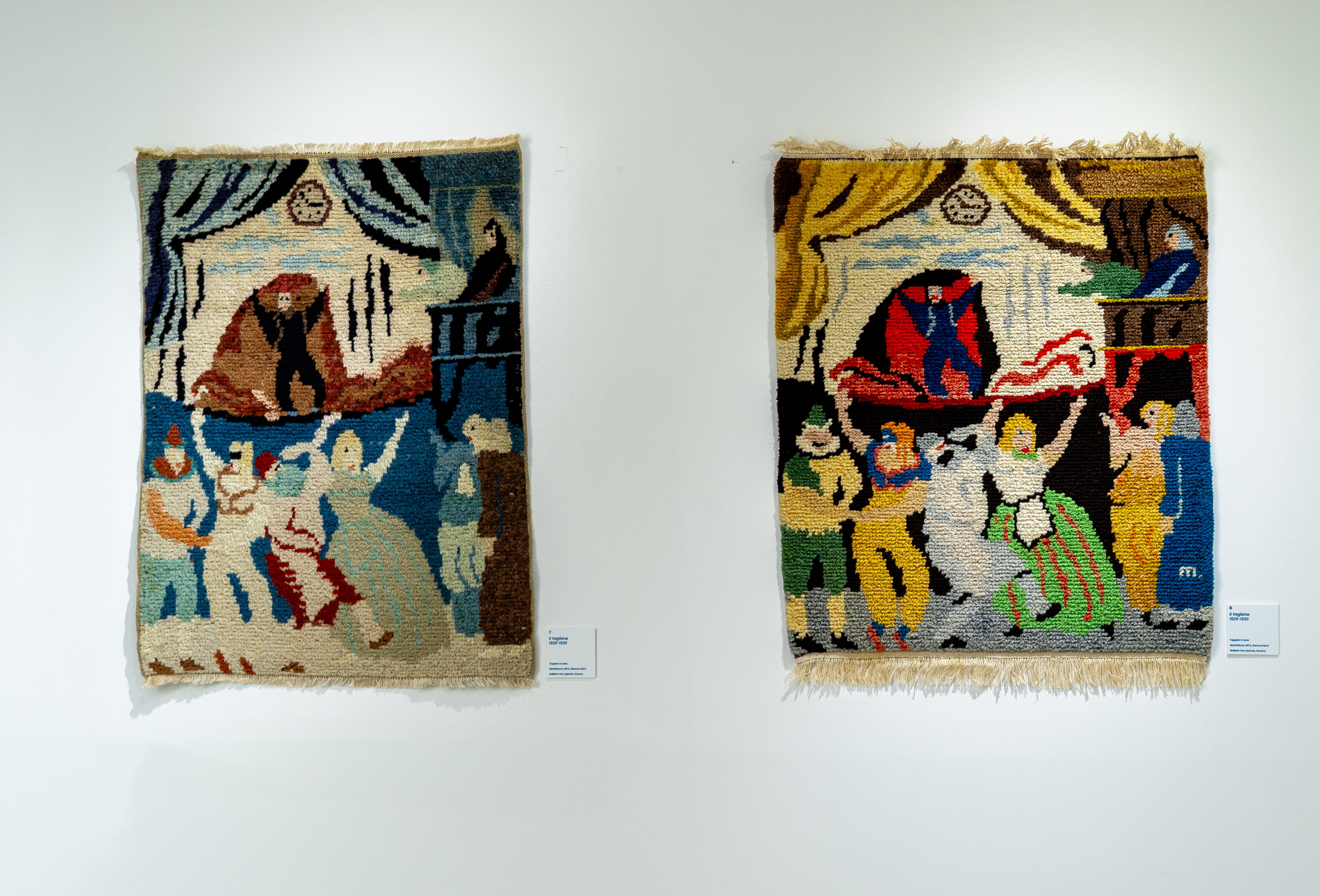 Arturo Martini. La trama dei sogni. Tessuti, ceramiche, dipinti, veduta della mostra, Savona, 2024, Ph. Jorge Felix Diaz Urquiza