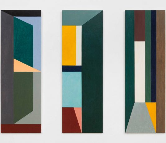 Milano Art Week 2024, mappa #1: lungo giro tra gallerie e fondazioni Chung Eun-Mo, Embrasure, 1994, olio su lino, trittico (96x94,5cm) - Courtesy l’artista e Monica De Cardenas