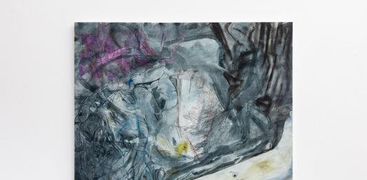 Andrea Bolognino, decifrare il caos: la mostra da Acappella, Napoli Andrea Bolognino, Wunsch, ein Vogel zu werden, 2024 pastels, glue on paper 58,2x53,5 cm